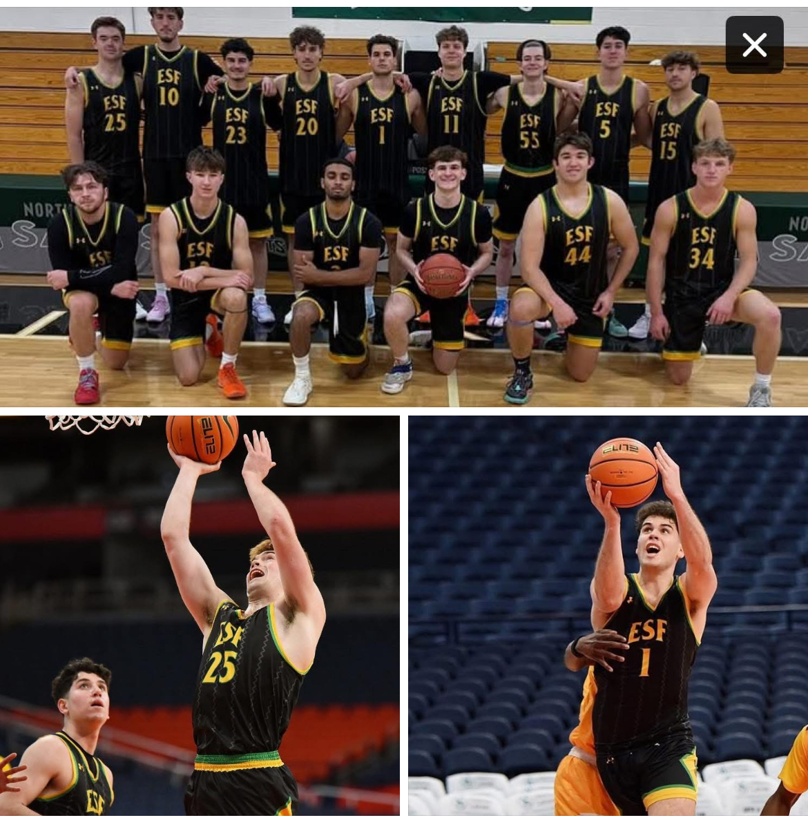 mens basketball collage